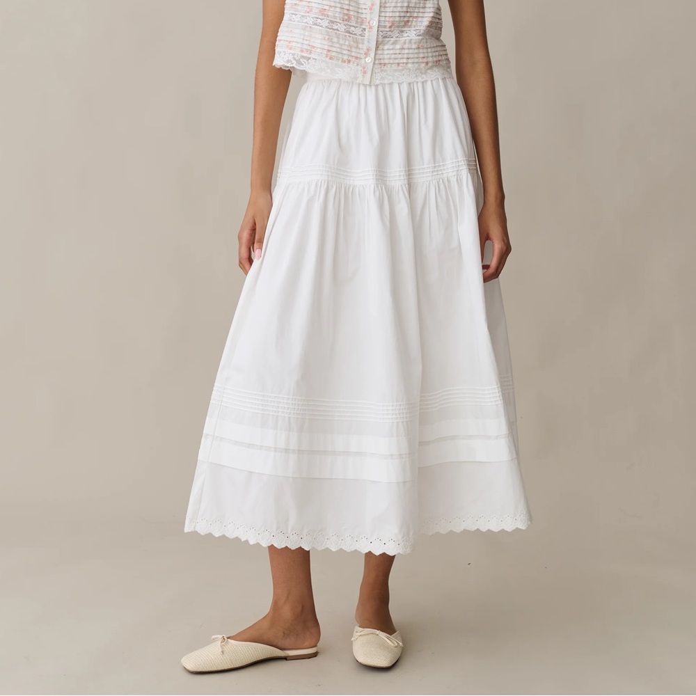 O.P.T Beth Cotton Skirt Prairie Cottagcore, size 6